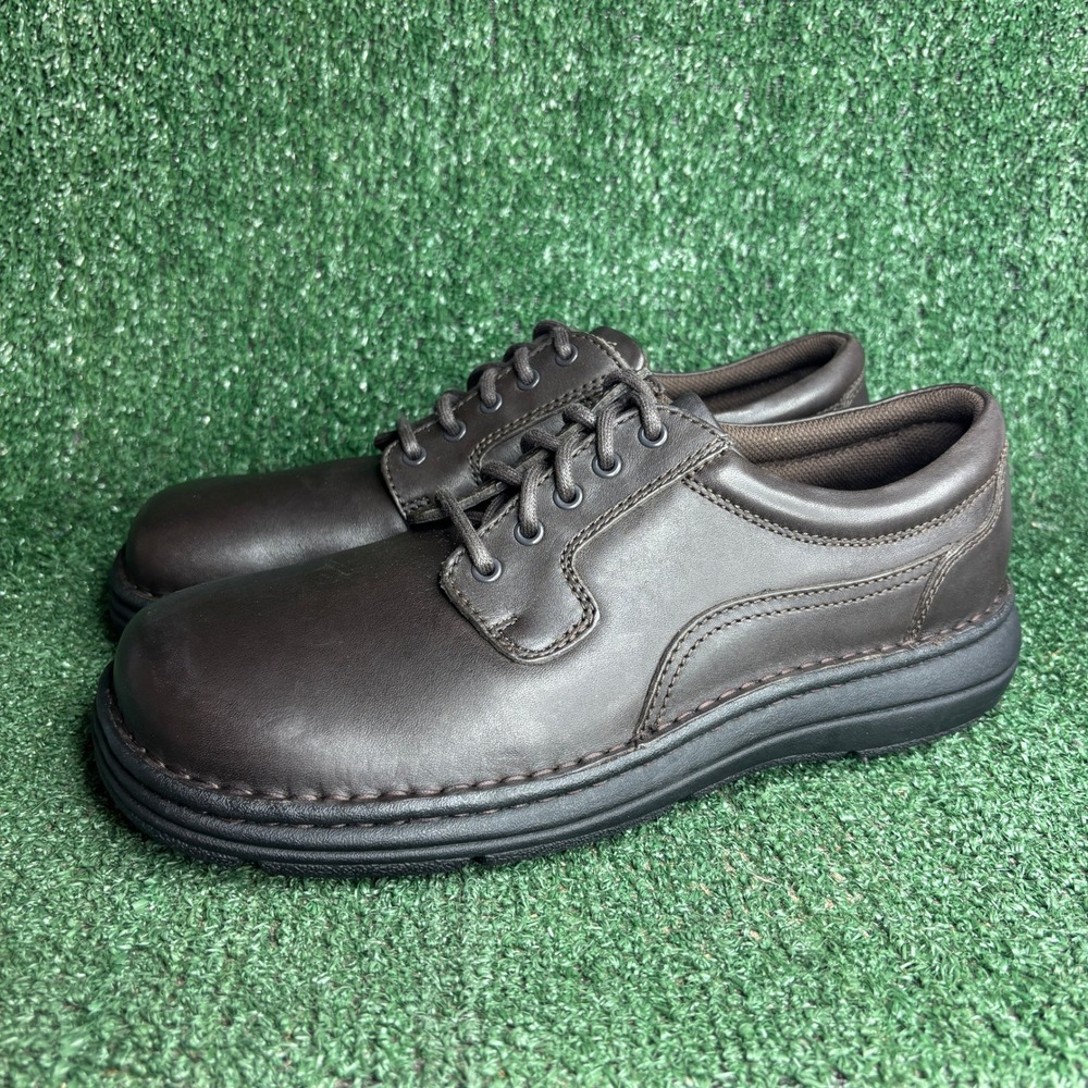 New Rockport Rocs Apm40054m Leather Lace Up Comfort Casual Oxford Brown Mens 11 View 3